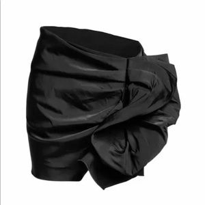 Lanvin x H&M black mini skirt